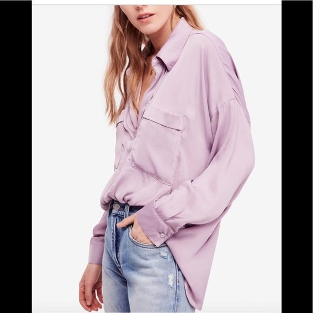 Free People NWT Lavender Pullover